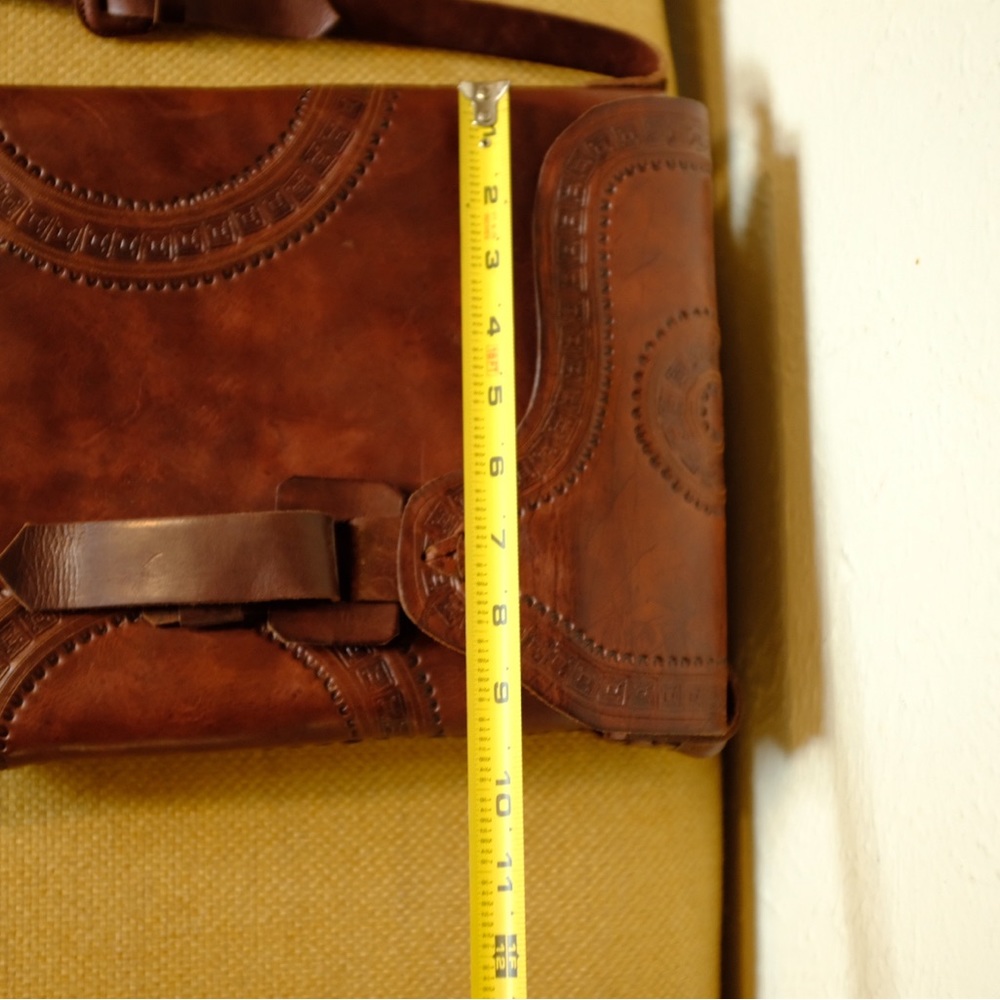 Mexican genuine leather crossbody - Picture 8 of 11